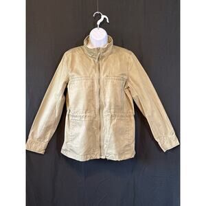 J CREW Military Green Gorpcore Streetwear Utility wear Zip Jacket M